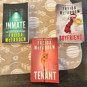 Freida McFadden Book Set - The Tenant, The Boyfriend, The Inmate